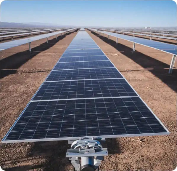 Imagen de un panel solar
